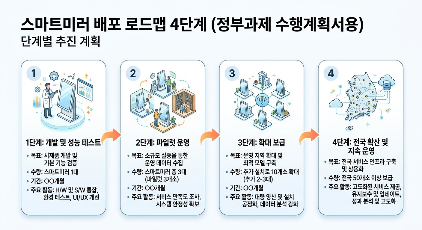 스마트미러 배포 로드맵